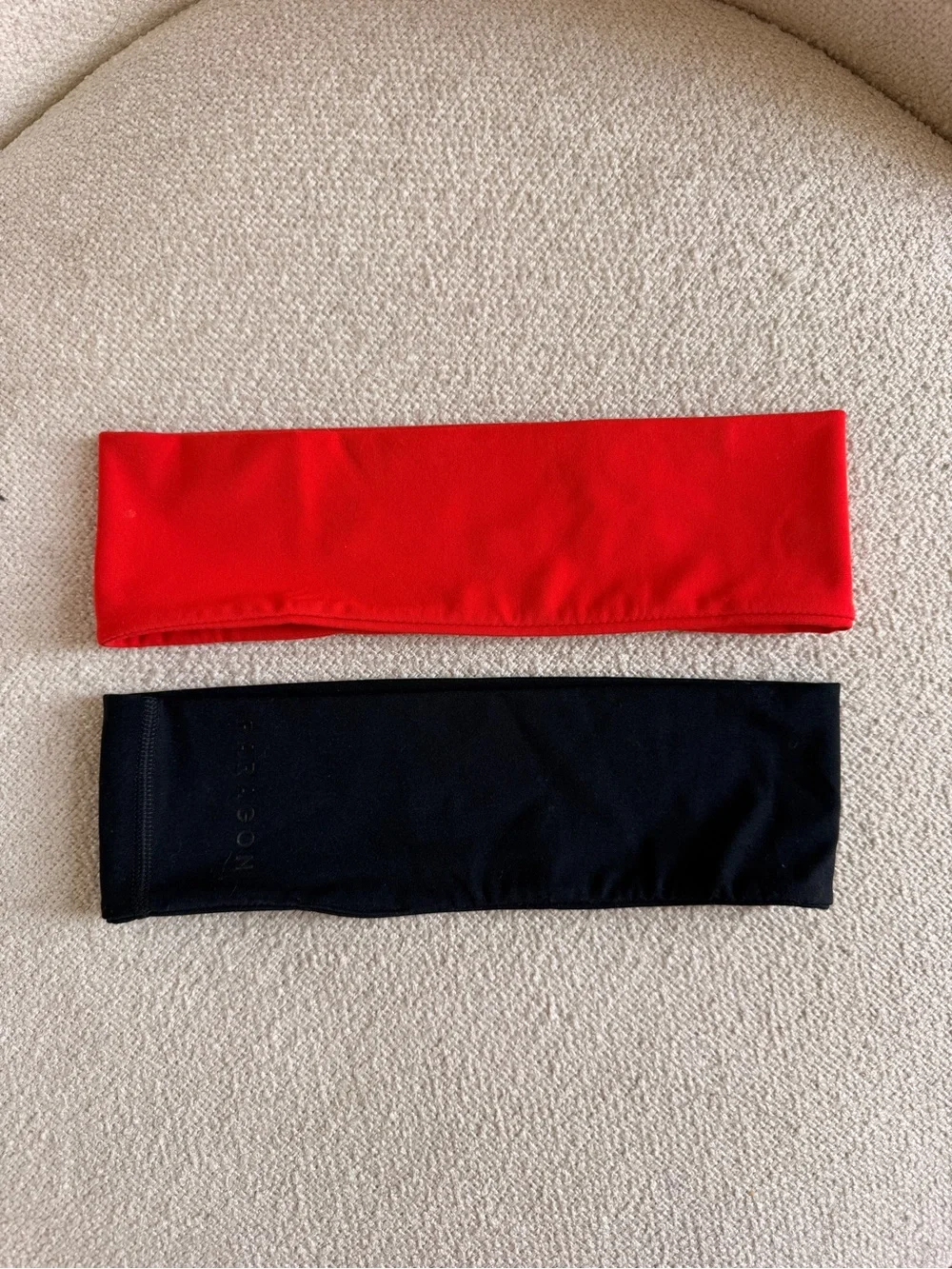 PARAGON Red and Black Stretch Headbands Set